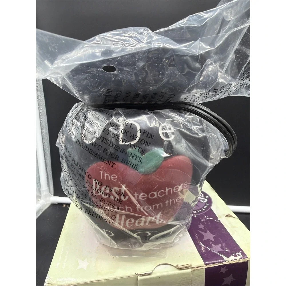 Retired Scentsy Warmer Teacher ABC Best Teachers Teach From The Heart NEW IN BOX